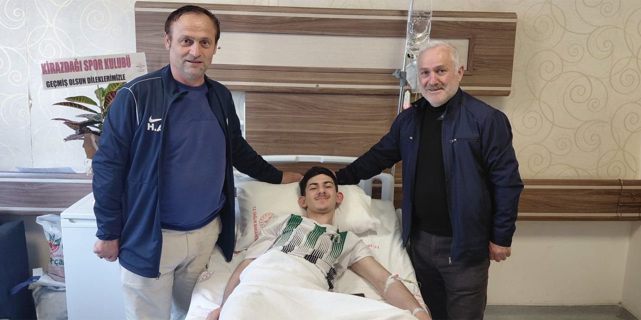 Rize Amatöründe korkutan anlar: Genç Futbolcu Berat Delihasan hastaneye kaldırıldı
