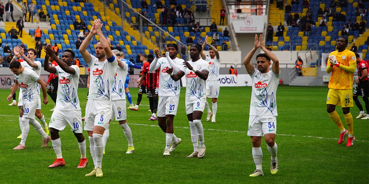 Çaykur Rizespor Geçen Sezonun Gerisinde Kaldı!