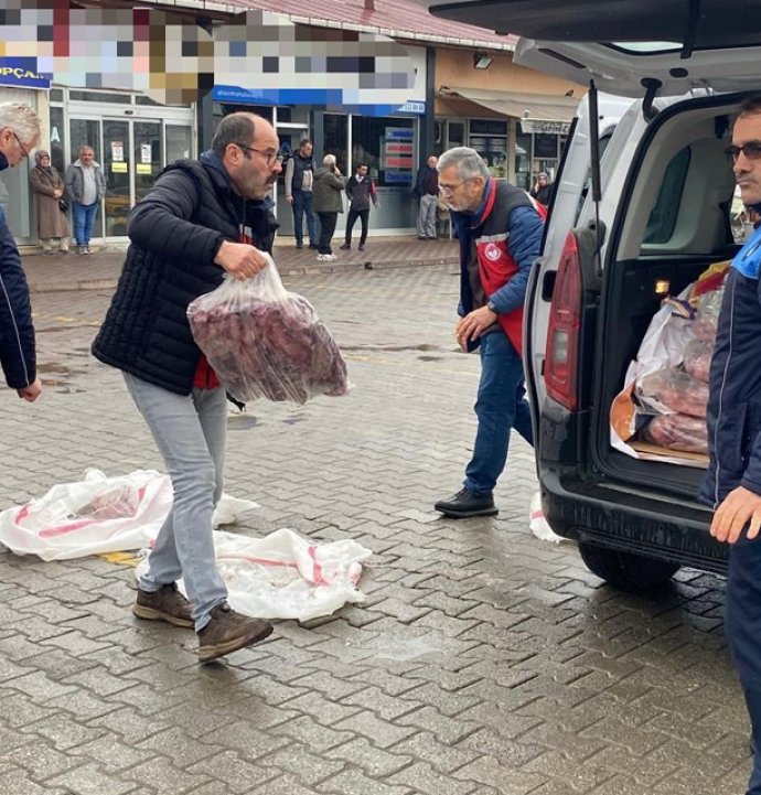 Ordu'da 200 kilo kaçak ete el konuldu