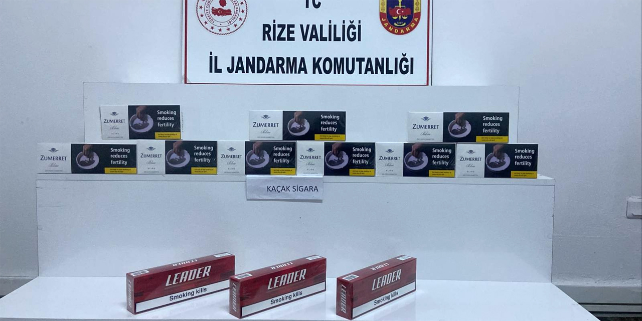 Fındıklı’da çantalardan Kaçak Sigara ve Alkol çıktı