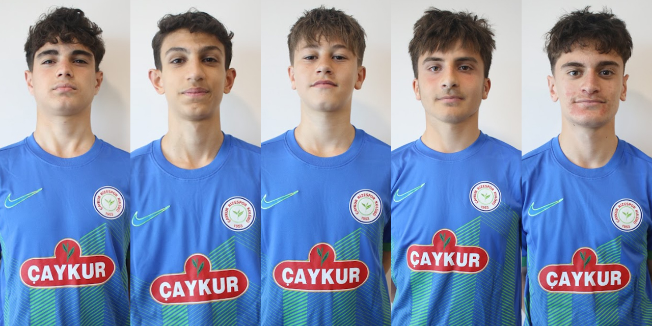 Çaykur Rizespor U14'den 5 Futbolcuya Milli Davet