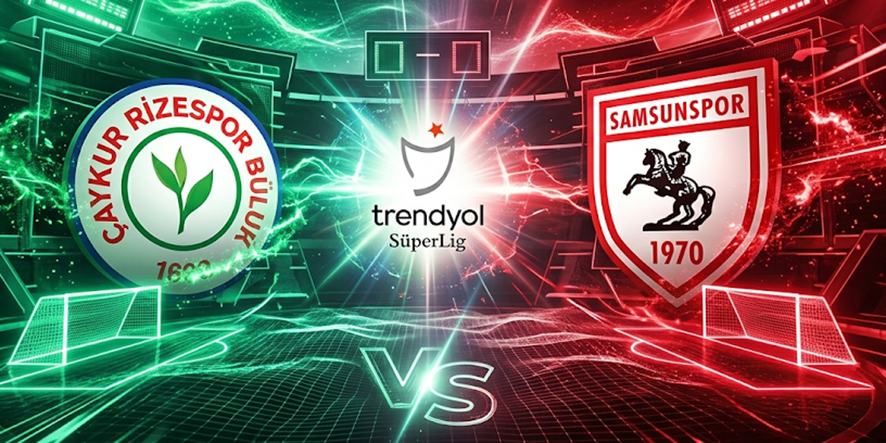Çaykur Rizespor ile Samsunspor arasında 54. Karadeniz Derbisi