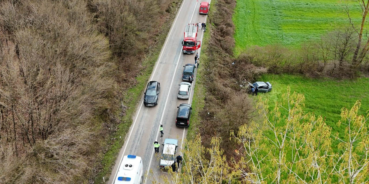 Giresun’dan Sinop’a gelen aile kaza yaptı: 5 yaralı
