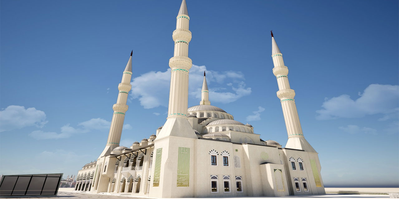 Rize’de Cumhurbaşkanı Erdoğan’ın İsmini Taşıyan Caminin Görselleri Yayımlandı