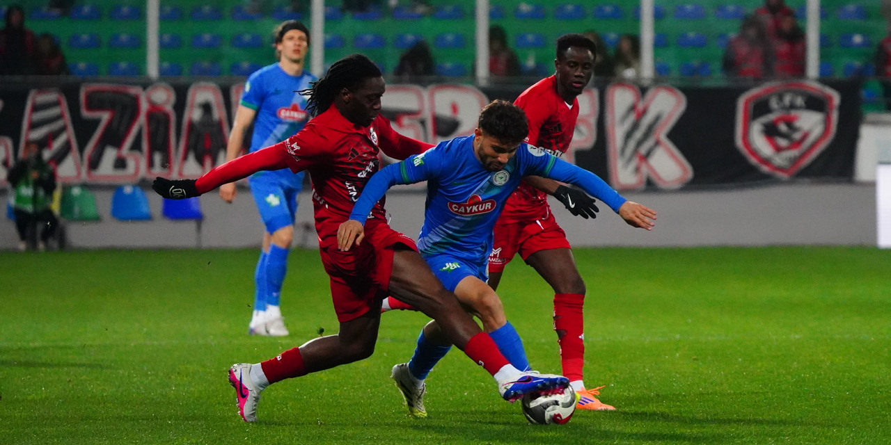 Rize’de 90 Saniyelik Mucize! Çaykur Rizespor Geri Döndü, Gaziantep’i Yıktı