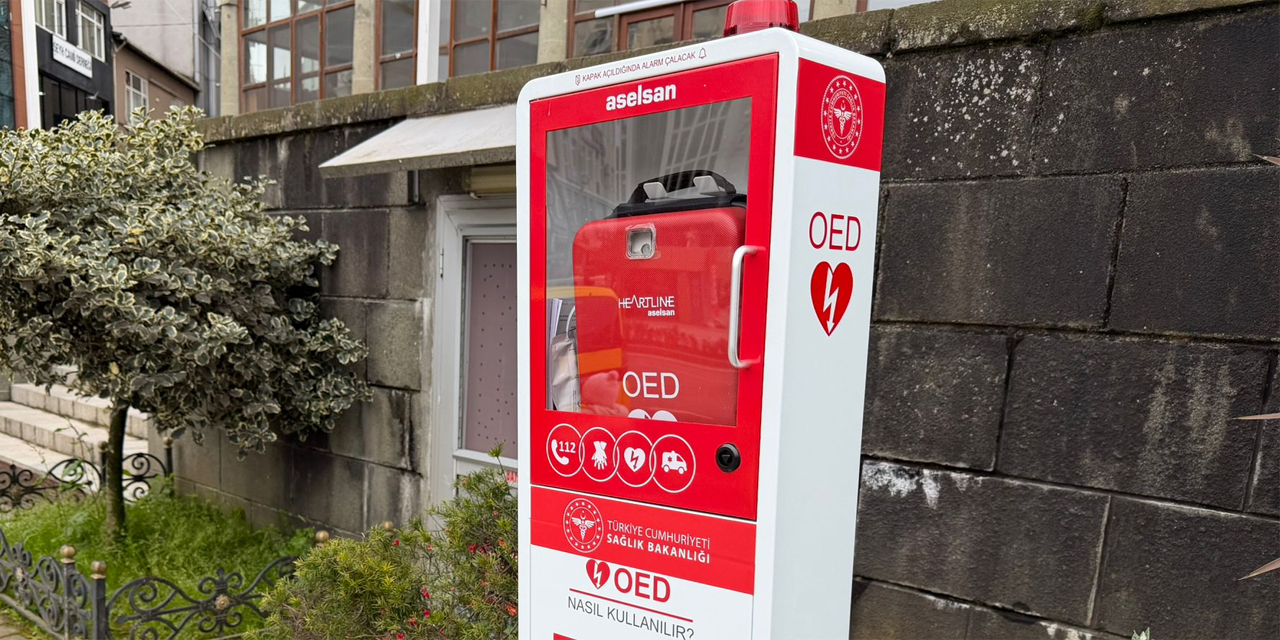 Rize’de Hayat Kurtaran Adım: Şehrin 5 Noktasına OED Cihazları Yerleştirildi!