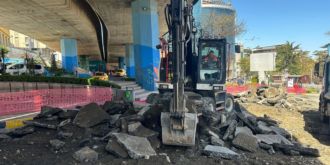 Trabzon'da Atatürk Alanındaki viyadüklerin altı dinlenme alanı olacak