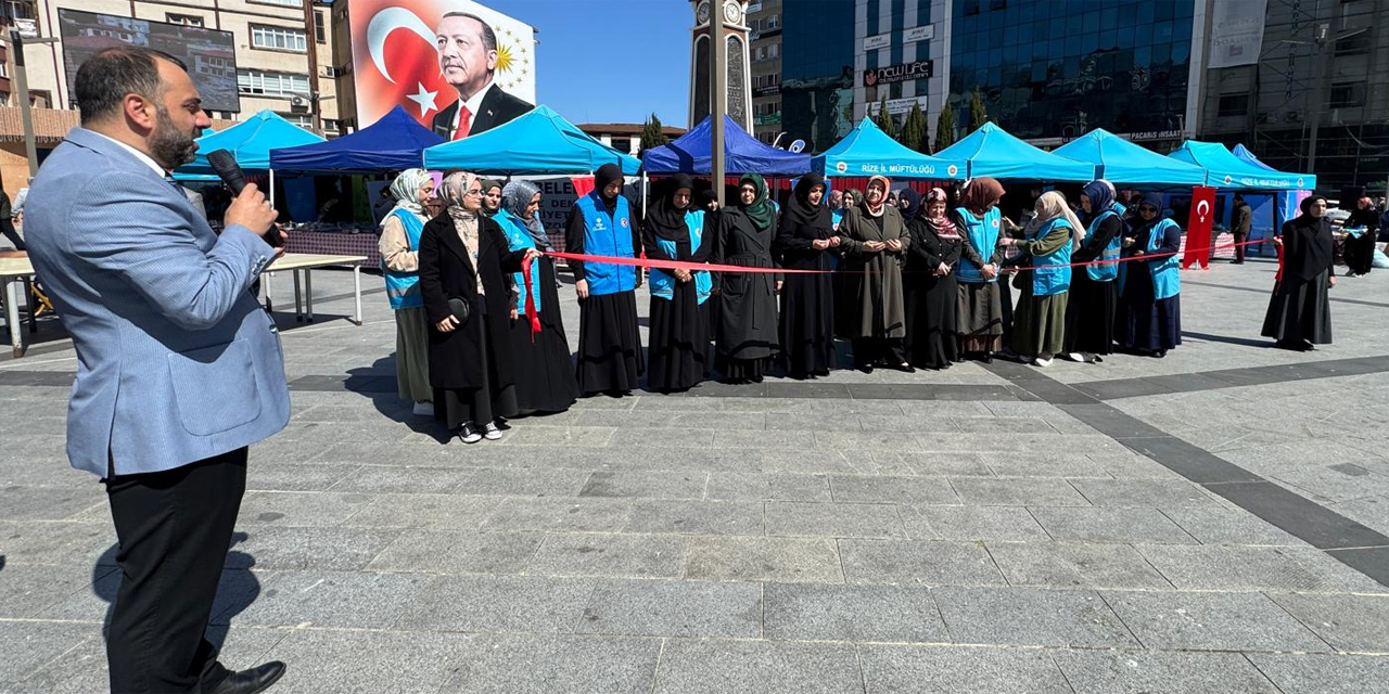 Rize’de Yuva Kurmak İsteyenlere Destek İçin Hayır Çarşısı Kuruldu