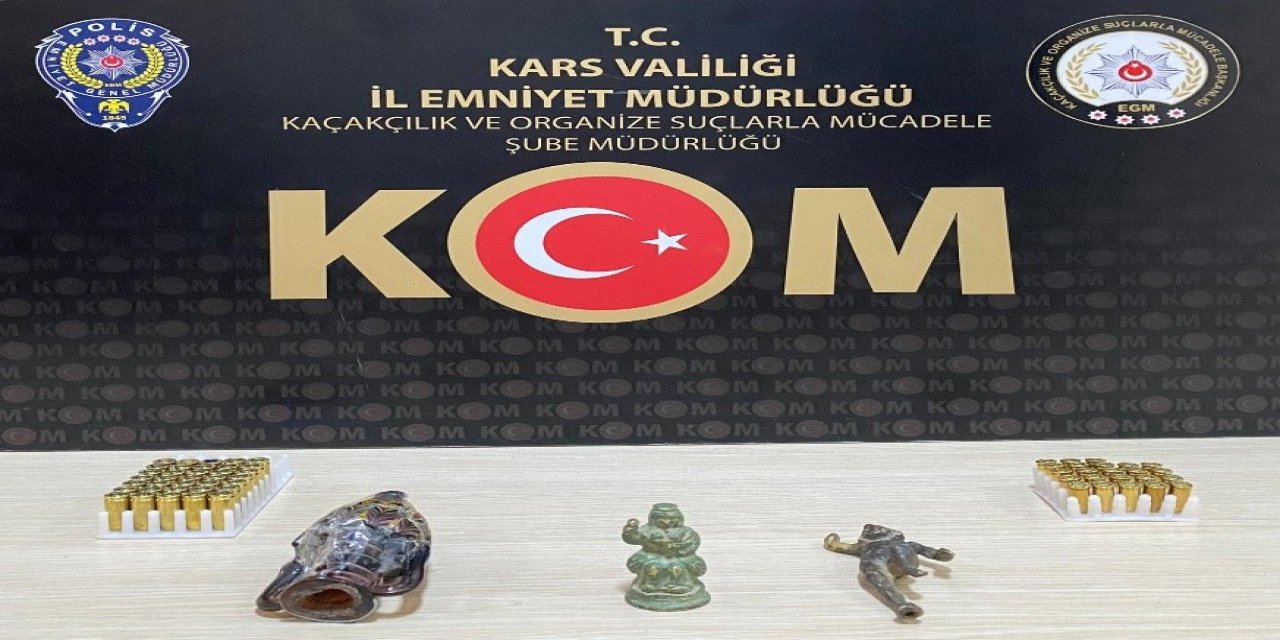 Kars'ta Tarihi Eser Kaçakçılığı Operasyonu: 2 Gözaltı