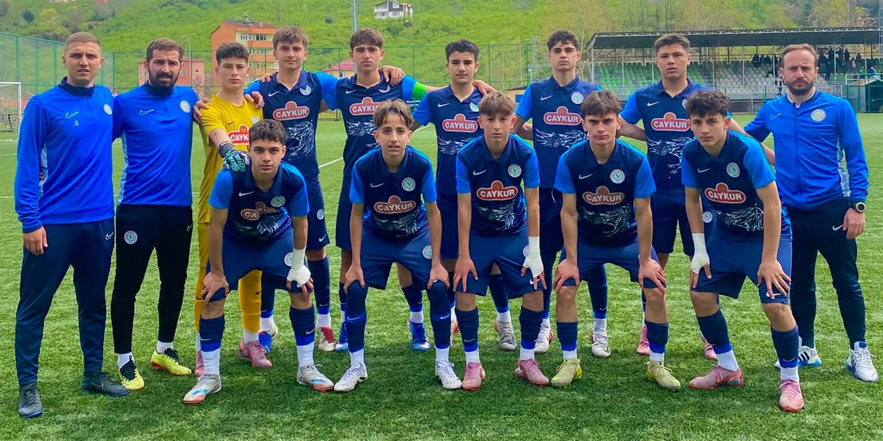 Çaykur Rizespor U14’ün "Son 8" hayali yarım kaldı
