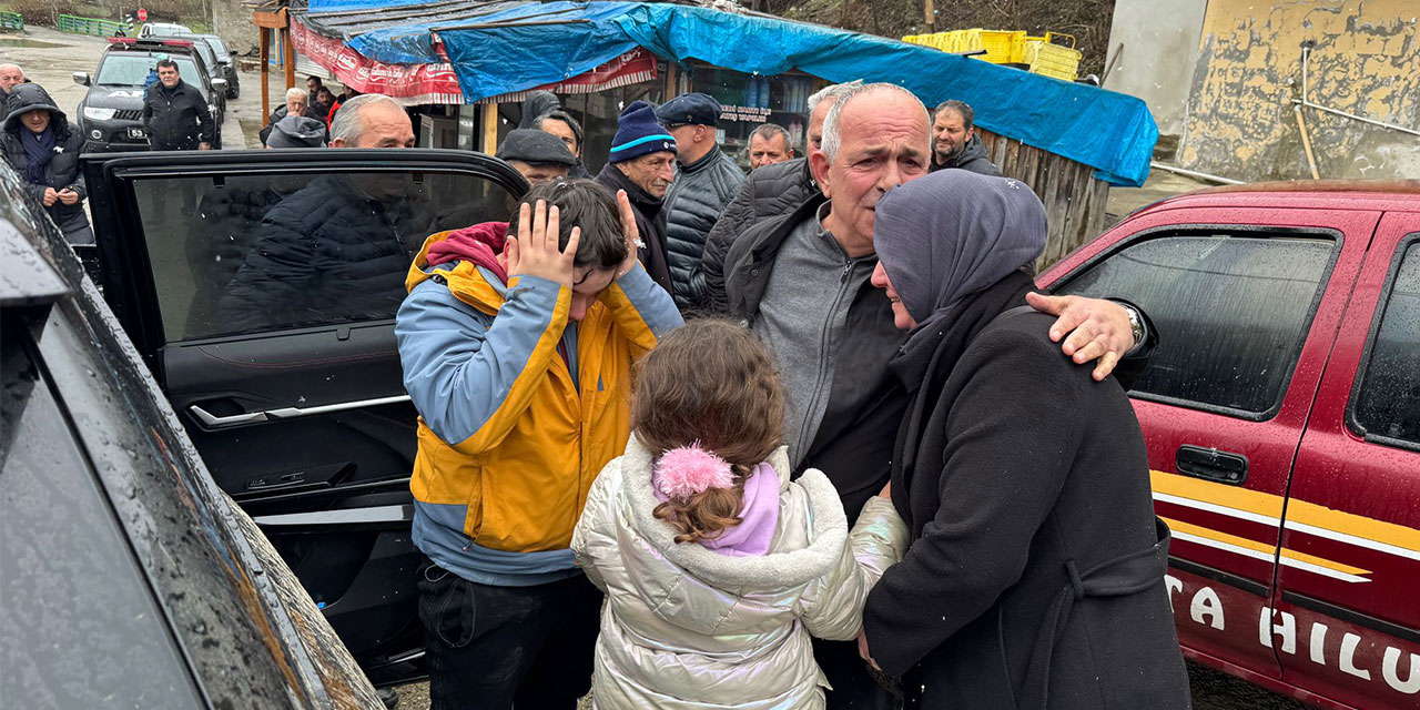 Anzer Yaylasında Mahsur Kalan Aile Kurtarıldı