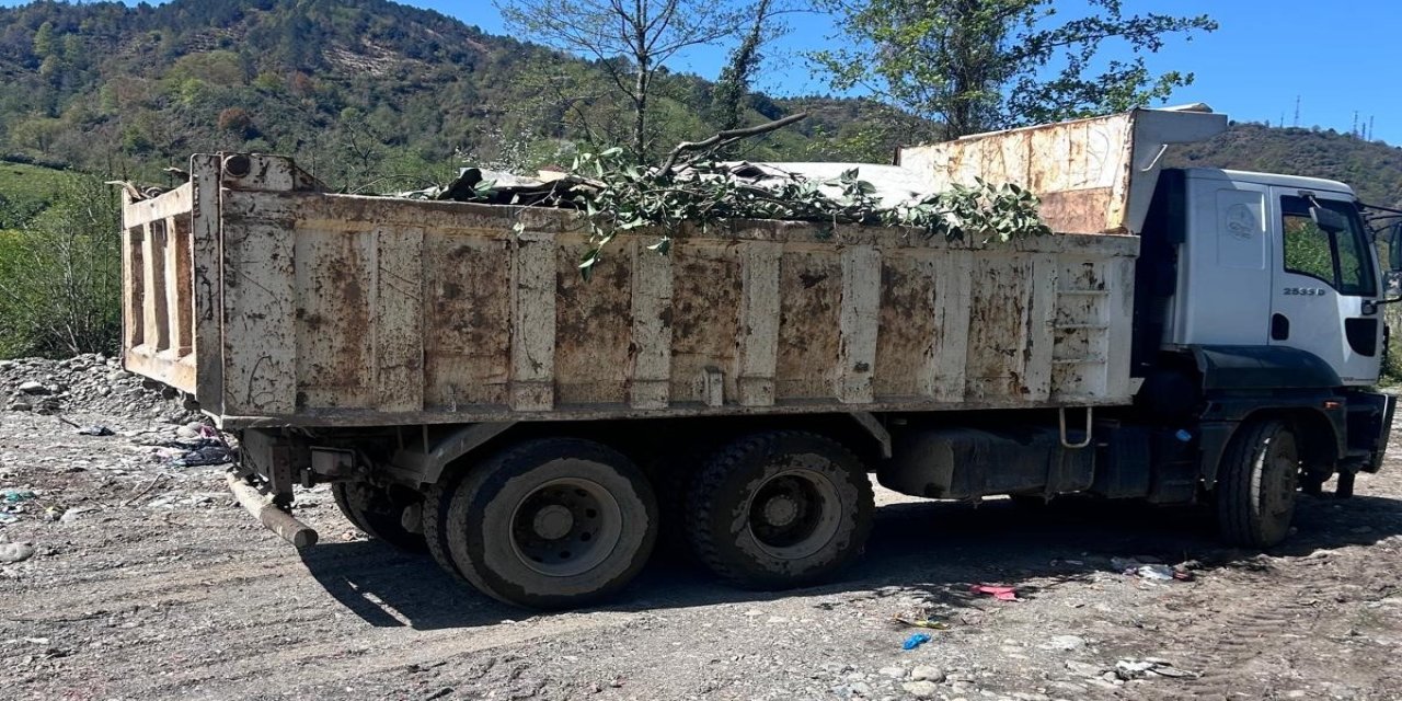 Rize'de açık alana çöp döken Fındıklı Belediyesine 2.3 milyon lira ceza