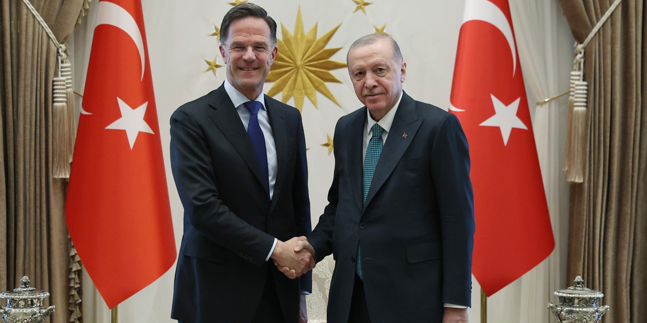 Cumhurbaşkanı Erdoğan, NATO Genel Sekreteri Rutte’yi kabul etti