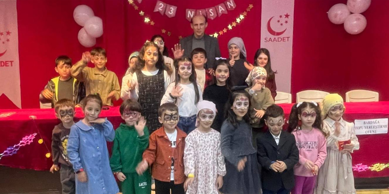 Rize’de 23 Nisan Coşkusu: Saadet Partisi’nden Çocuklara Özel Şenlik