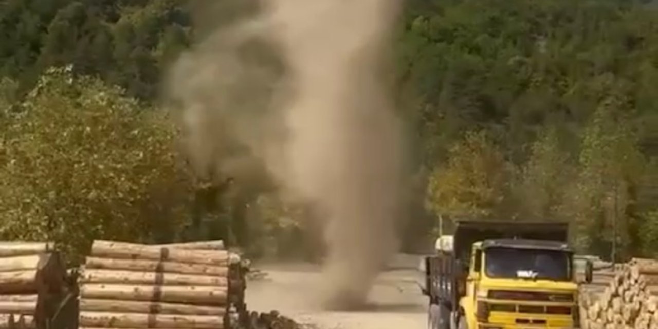 Bartın’da Orman Deposunda Hortum