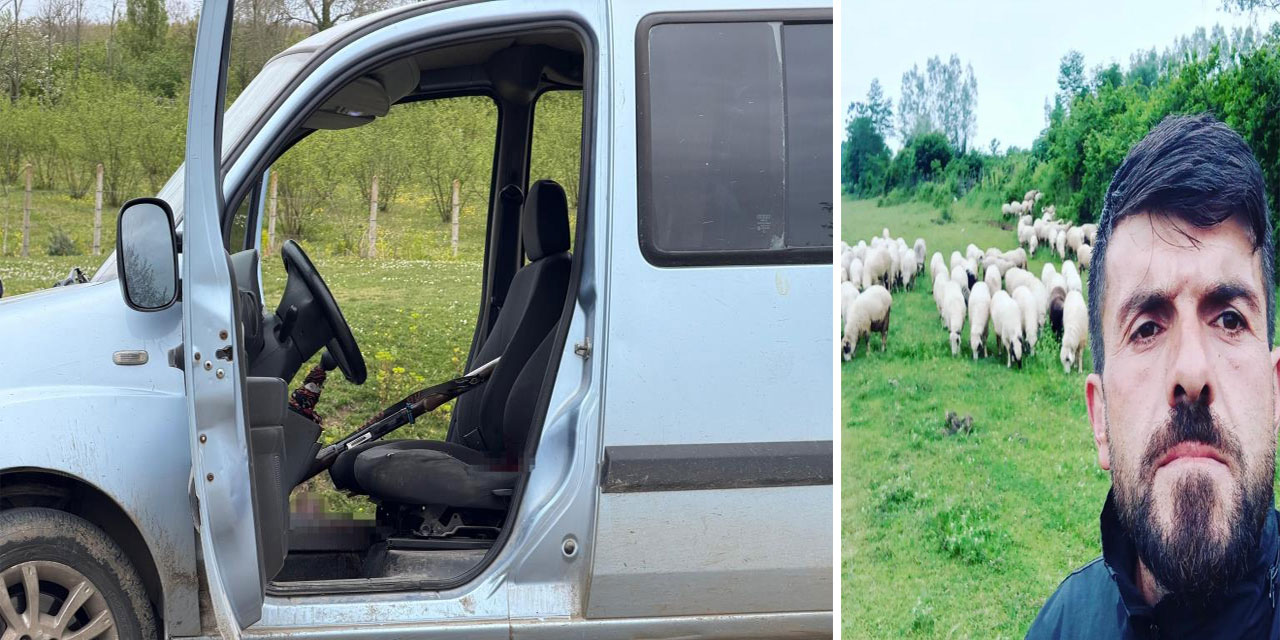 Aracında silahla vurulmuş halde bulundu