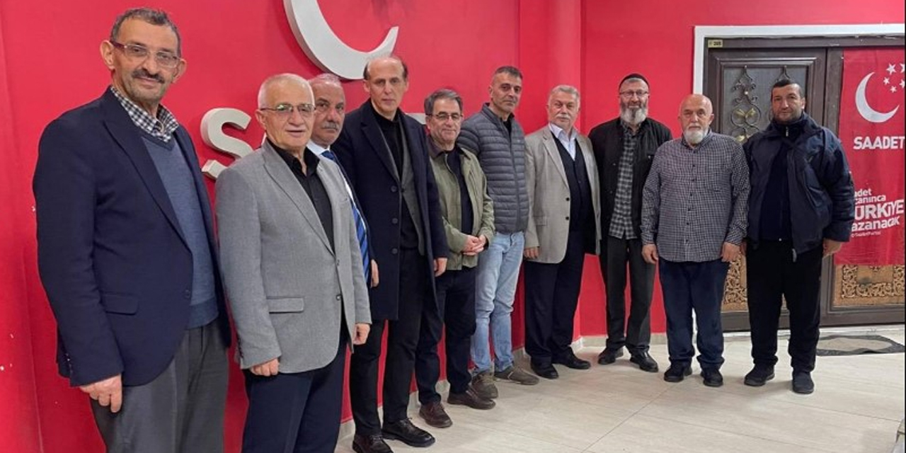 CHP’den Saadet Partisi’ne Çay Mitingi için Destek Ziyareti