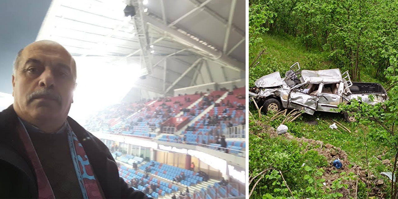 Trabzon’da kamyonet fındık bahçesine uçtu: 1 ölü