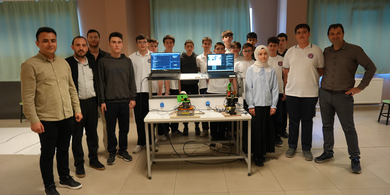 Ok atan ve hedef takip eden robot yaptılar: "Tek rakibimiz Mete Gazoz"