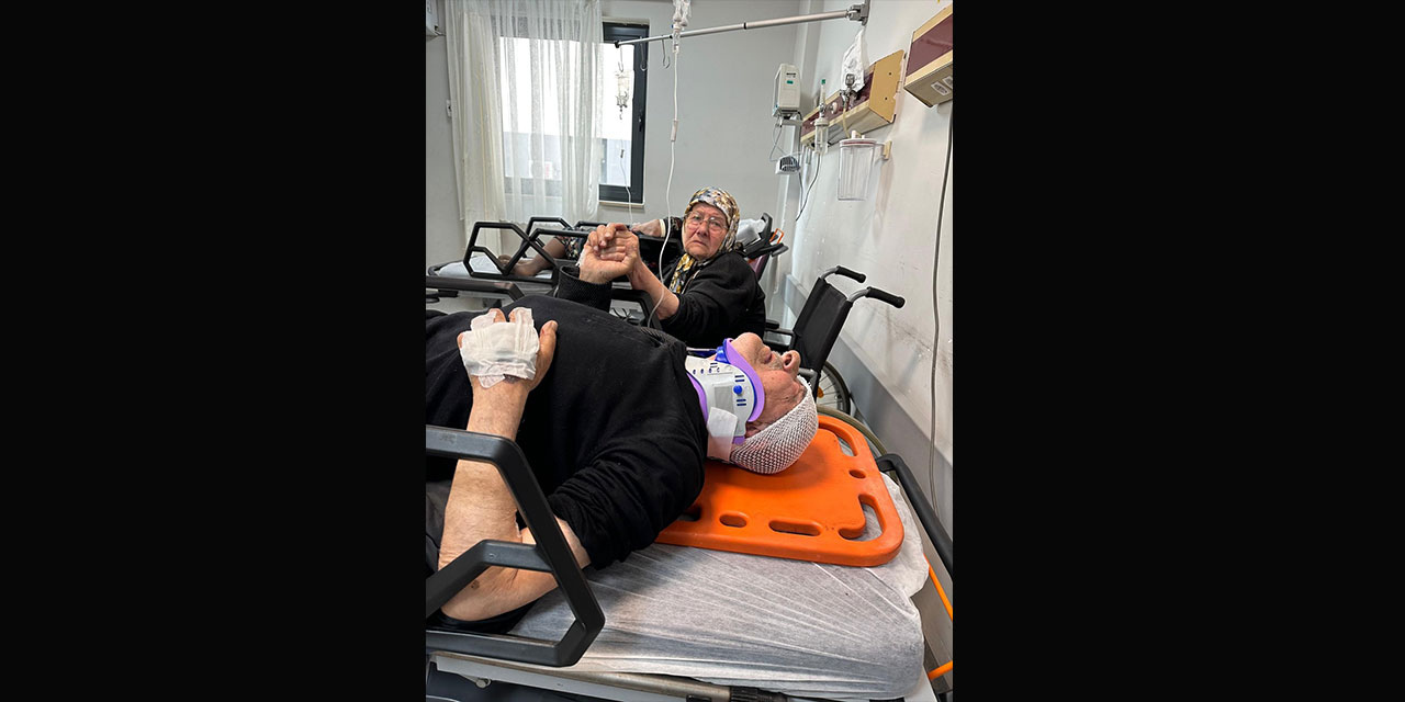 Rize'de kazanın ardından hastanede bile birbirlerinin ellerini bırakmadılar