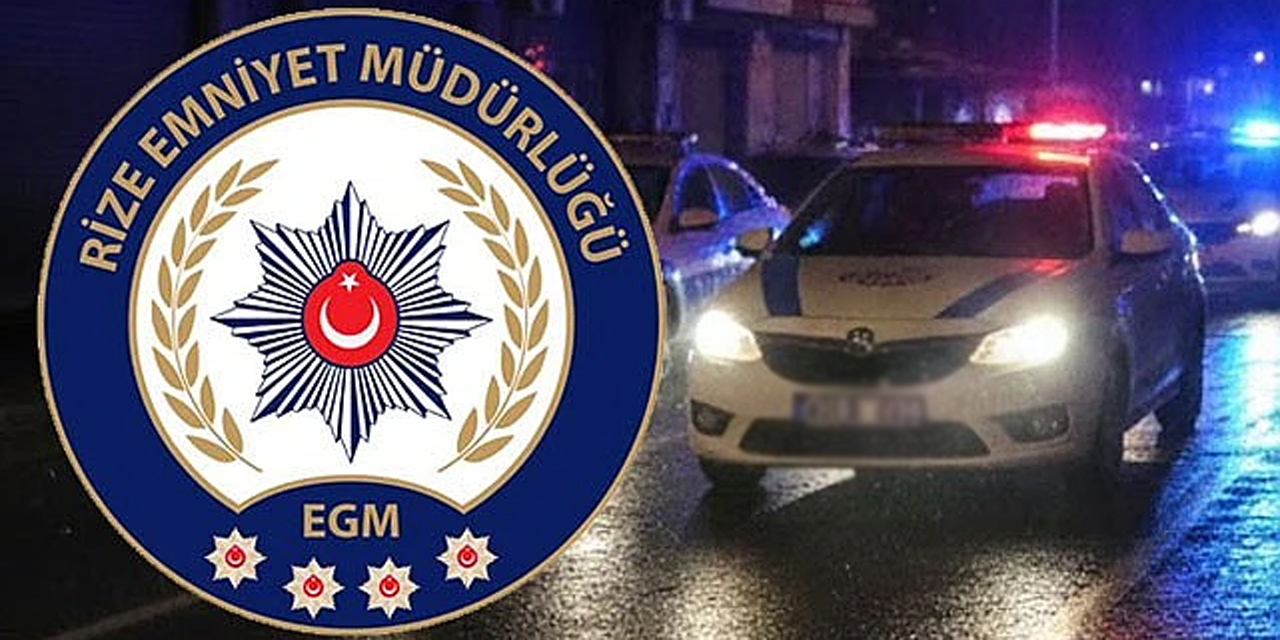 Rize'de 1 ayda 58 kişi yakalandı: 38 suçlu cezaevine gönderildi