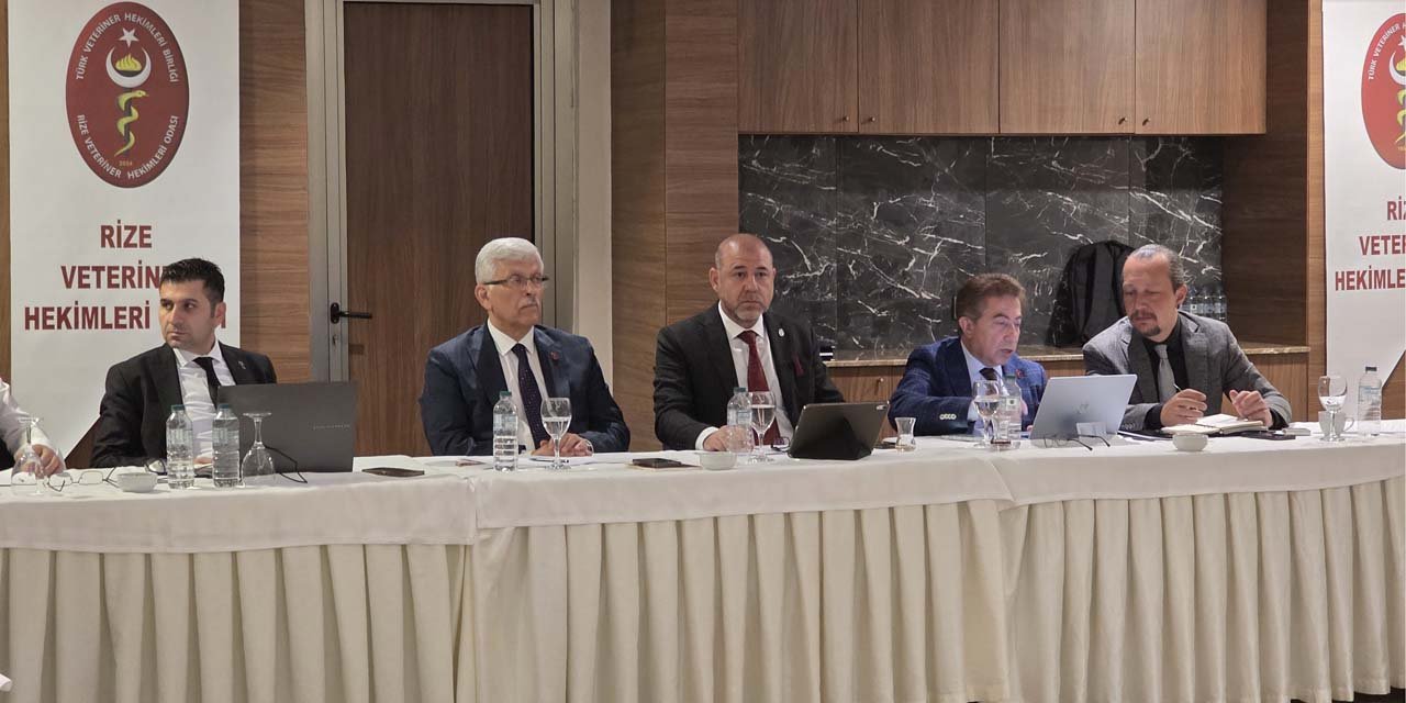 Türk Veteriner Hekimleri Birliği Oda Başkanları Bölge Toplantısı, Rize’de gerçekleştirildi