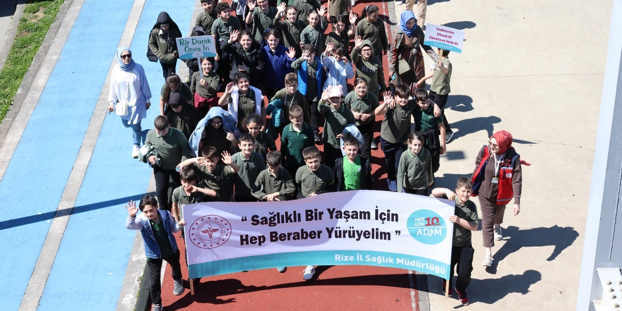 Rize’de Hareketli Yaşam Seferberliği: Öğrenciler ve Gönüllüler Sahilde Buluştu