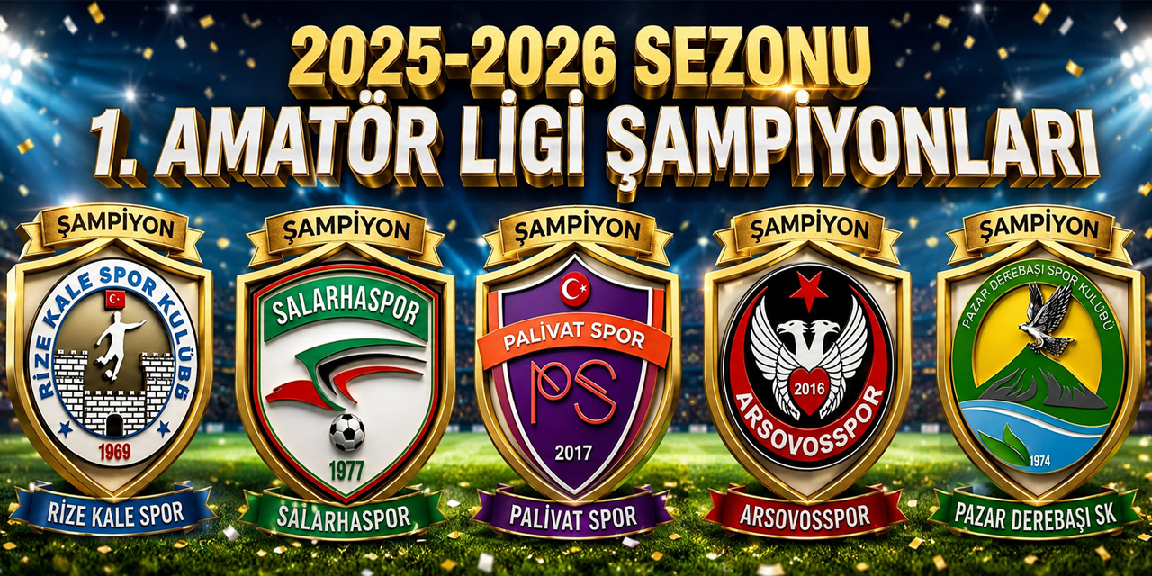 İşte Rize Süper Amatör Ligi’ne yükselen 5 Takım
