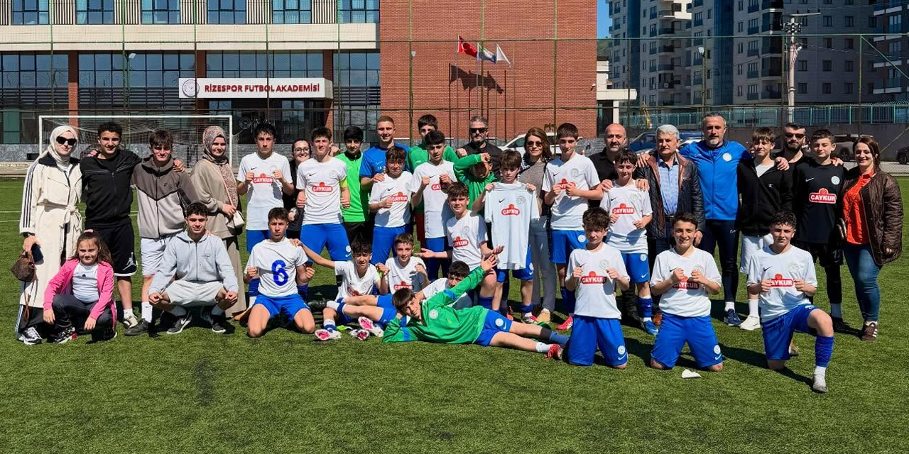 Çaykur Rizespor U13'den tek golle 3 puan