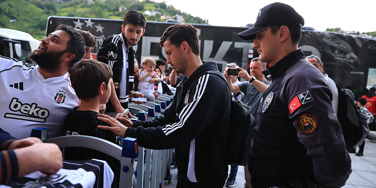 Beşiktaş Rize'ye geldi