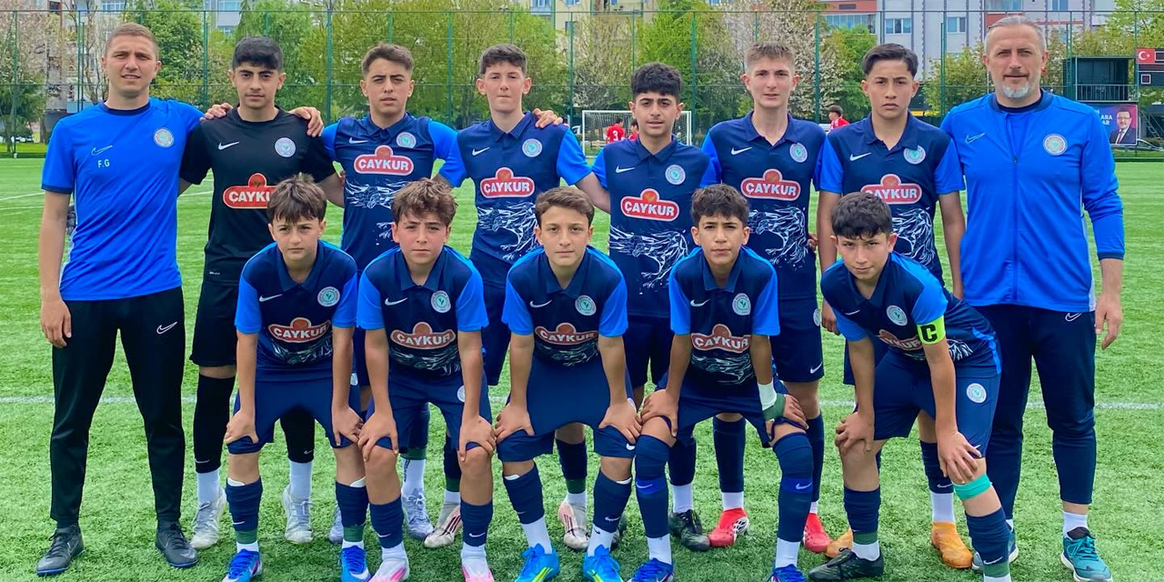 Çaykur Rizespor U13 deplasmanda takıldı
