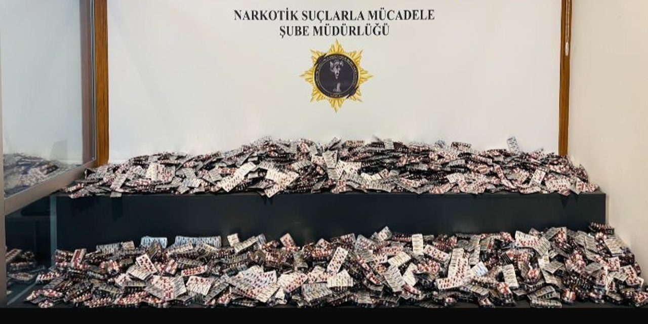 33 bin uyuşturucu hap ele geçirildi: 2 kişi tutuklandı