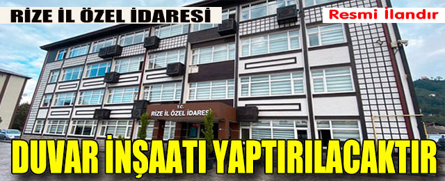 Yol Üstü İstinat Duvarı Yapım İşi