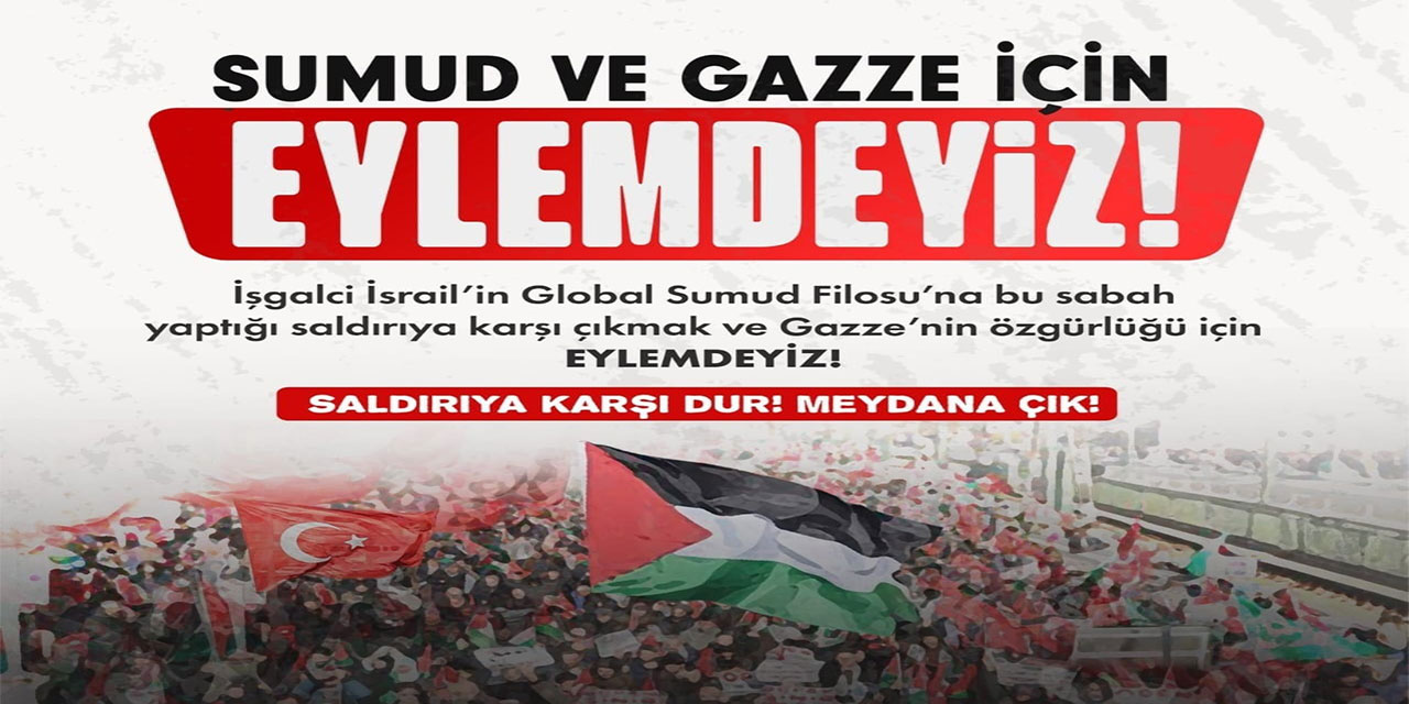 Rize’de Gazze’ye Destek Köprüsü!