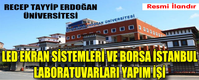 LED Ekran Sistemleri ve Borsa İstanbul Laboratuvarları Yapım İşi