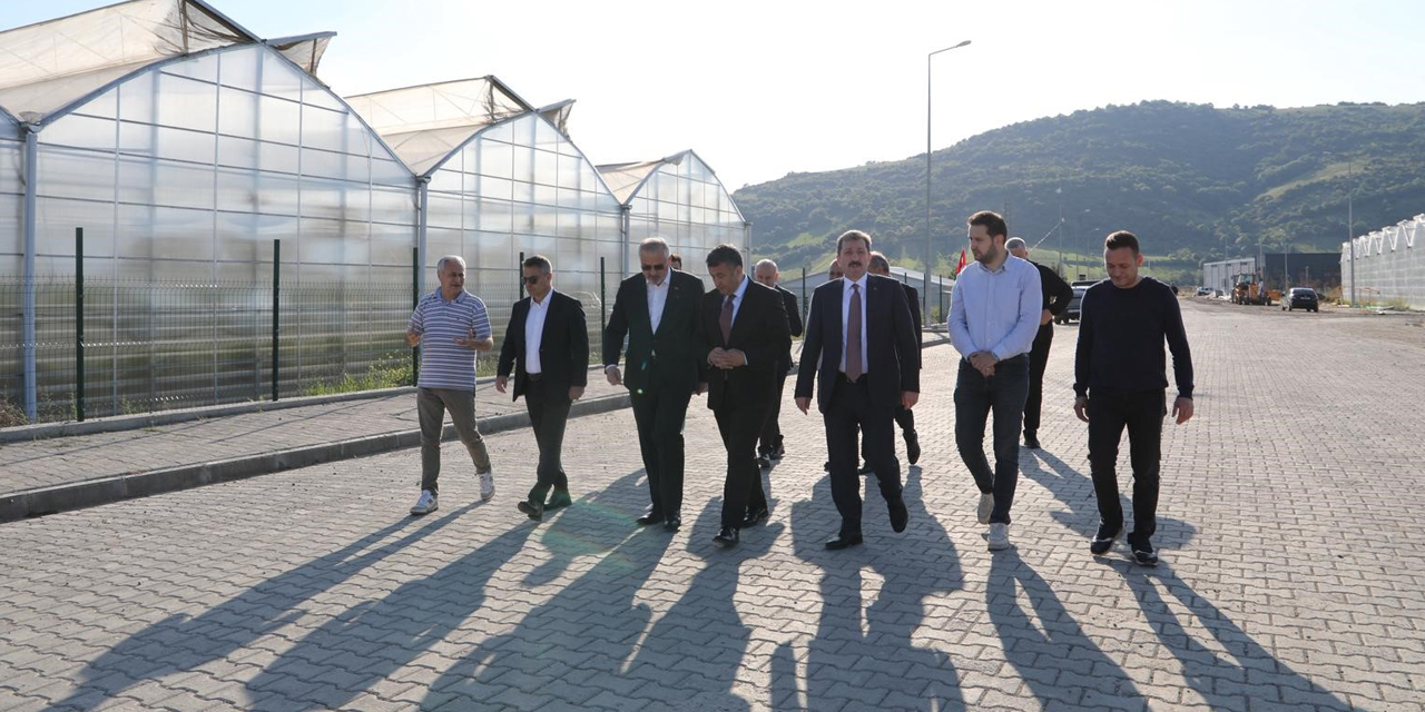 Bafra'da üretim ve kamu yatırımları yerinde incelendi