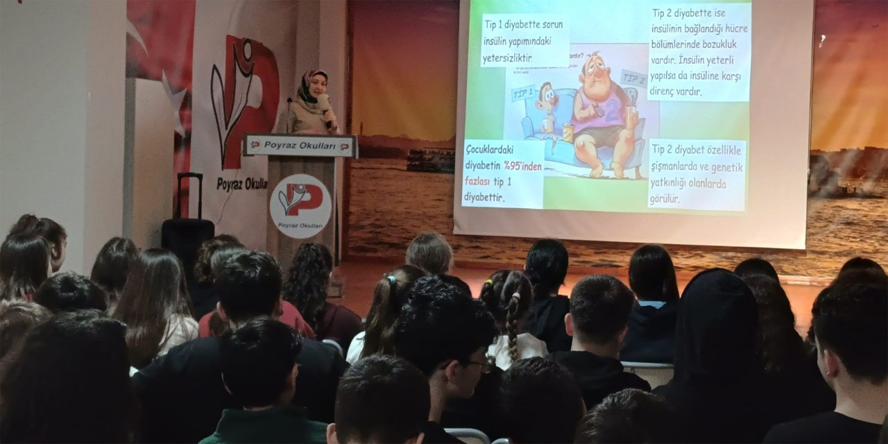 Rize'de Okullarda Diyabet Farkındalık Eğitimleri verildi