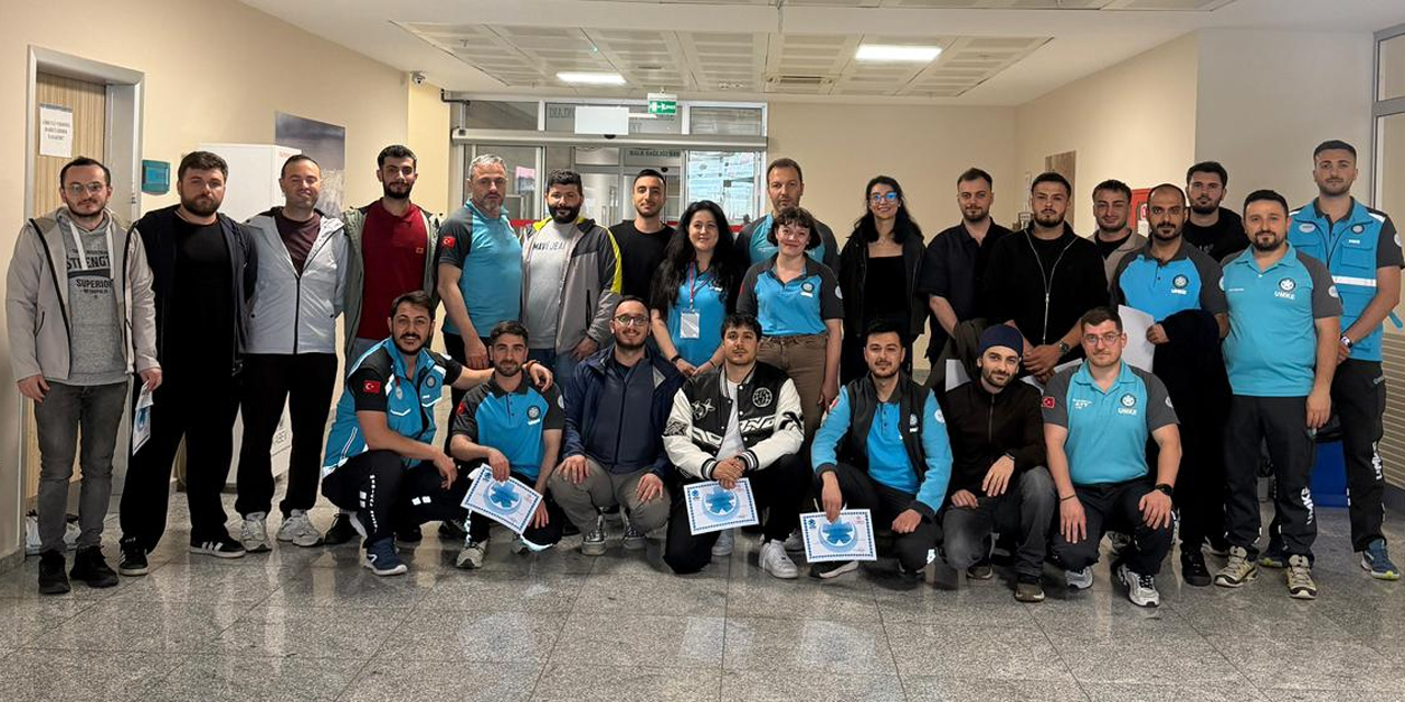 UMKE Temel Eğitimi 3 ilin katılımıyla Rize'de gerçekleştirildi