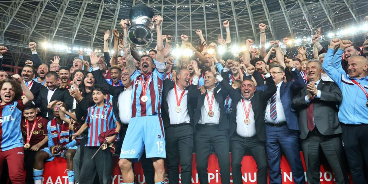 Trabzonspor, kupada şampiyonluğa ulaştı