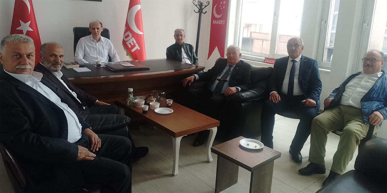 CHP Rize Merkez İlçe'den Saadet Partisi’ne Bayram Ziyareti