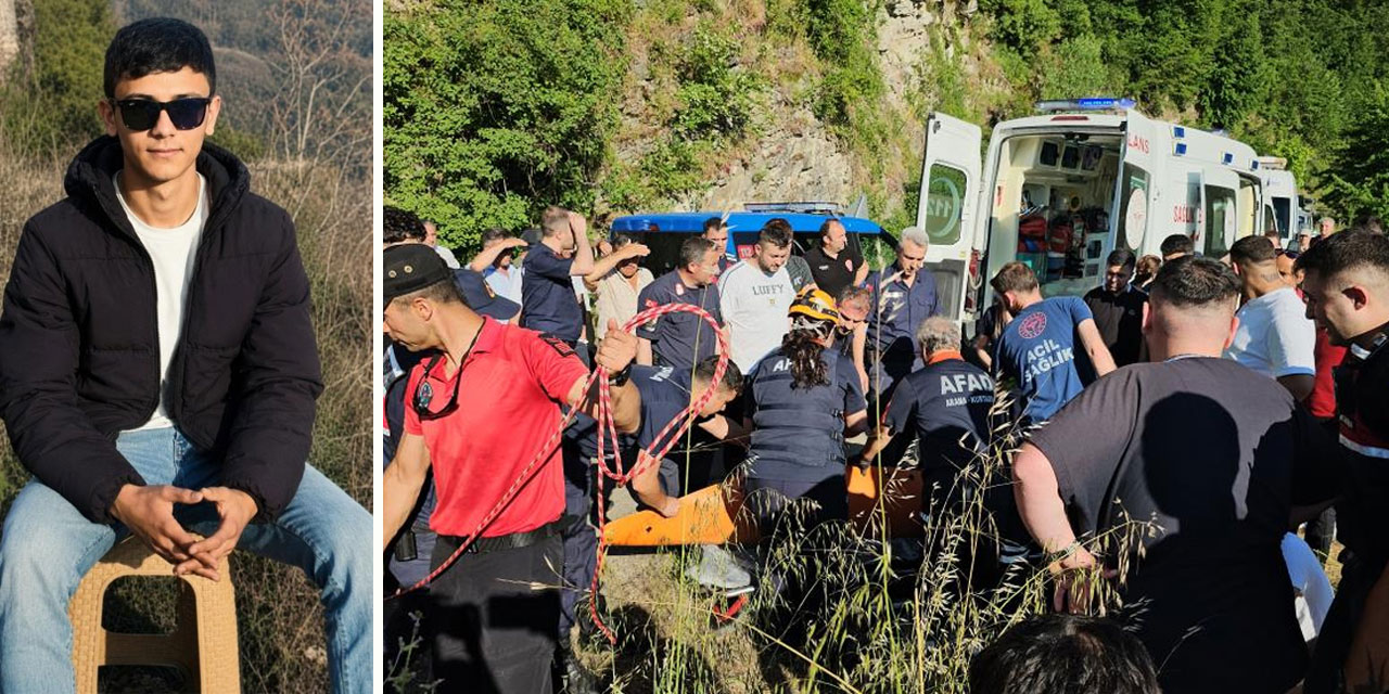 Arkadaşlarıyla şelaleye giren gencin cansız bedenine ulaşıldı