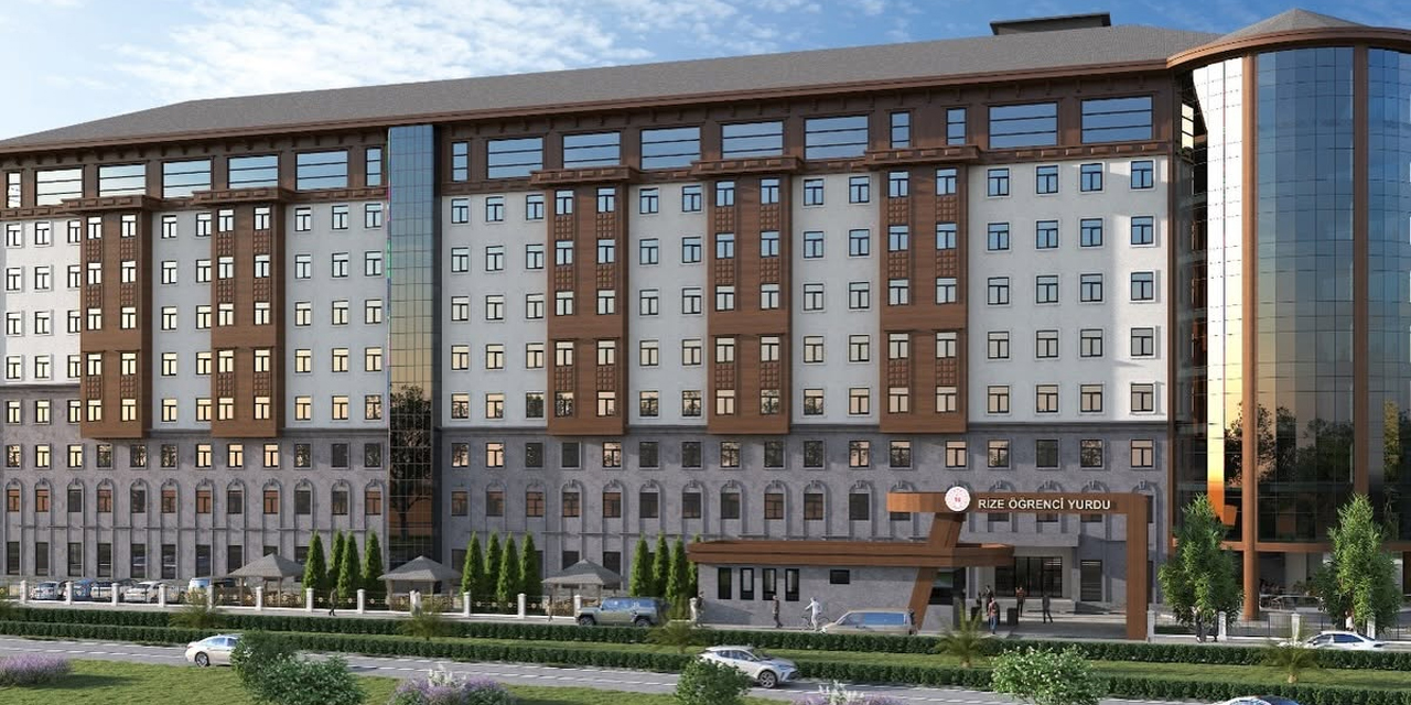 Rize’de kendi elektriğini üreten Öğrenci Yurdu için çalışmalar başladı