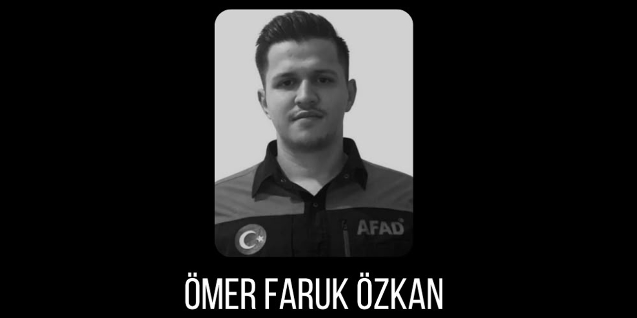 Vali Baydaş'tan Kahraman AFAD Görevlisi Ömer Faruk Özkan için Başsağlığı Mesajı