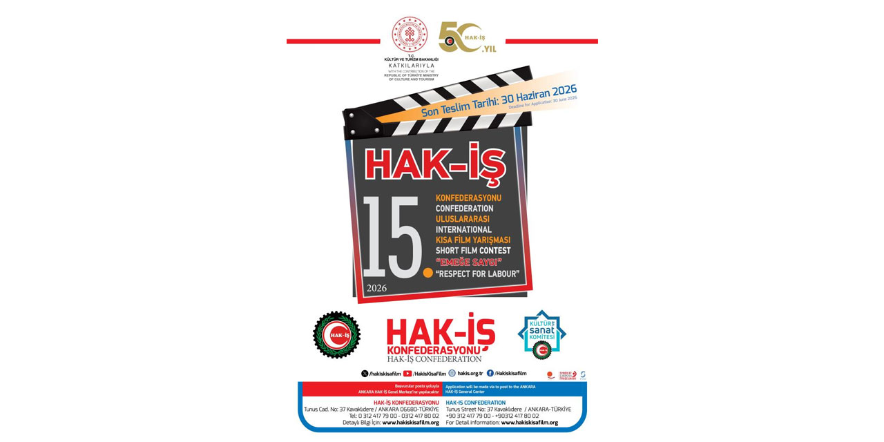 HAK-İŞ Uluslararası Kısa Film Yarışması 15'inci yılında