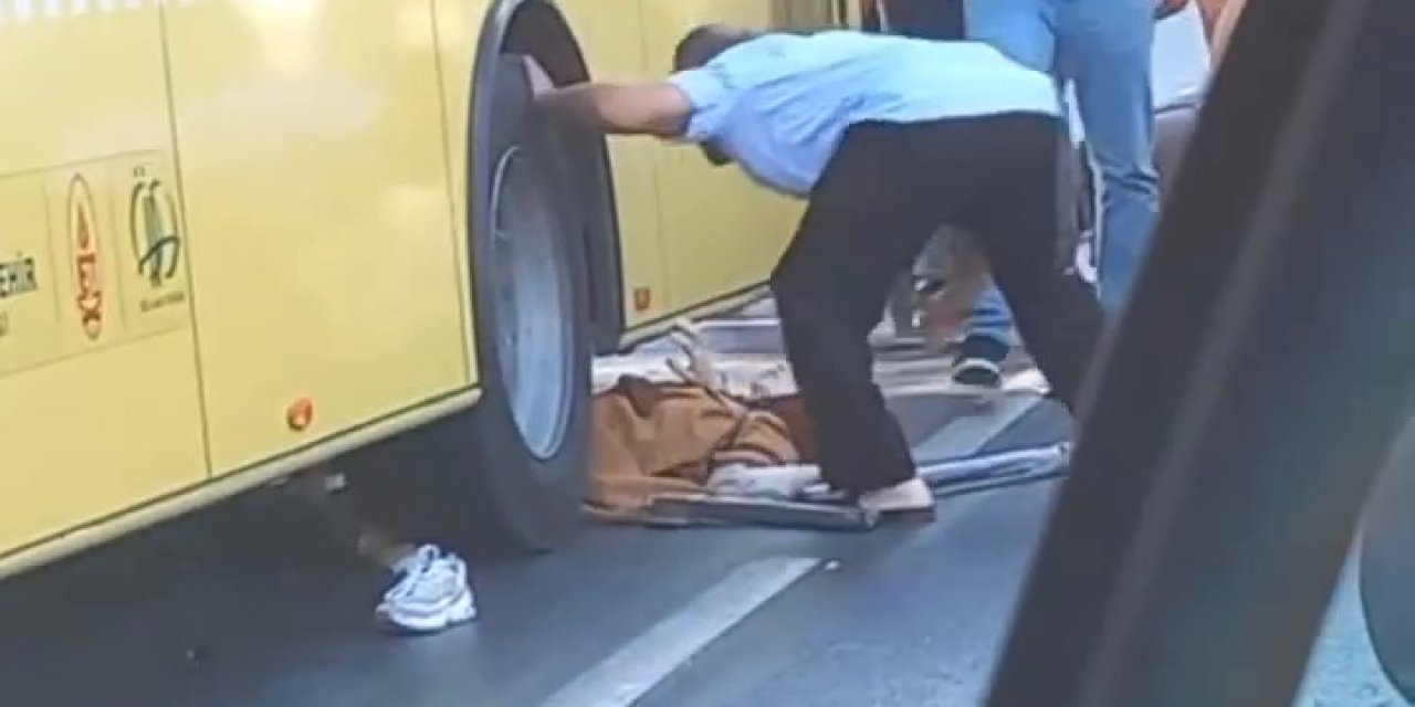 Fatih'te Motosiklet İett Otobüsüne Çarptı: Hamile Kadın Otobüsün Altında Kaldı