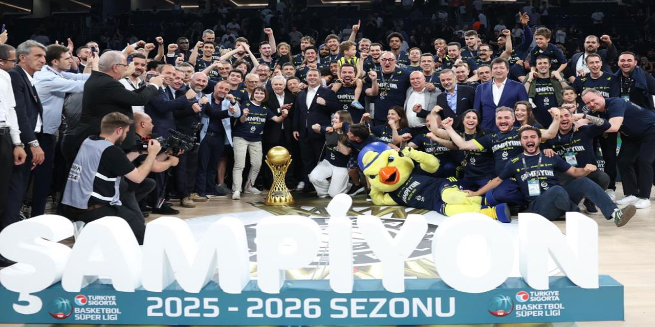 Fenerbahçe, erkek basketbolda 13. kez şampiyonluğuna ulaştı