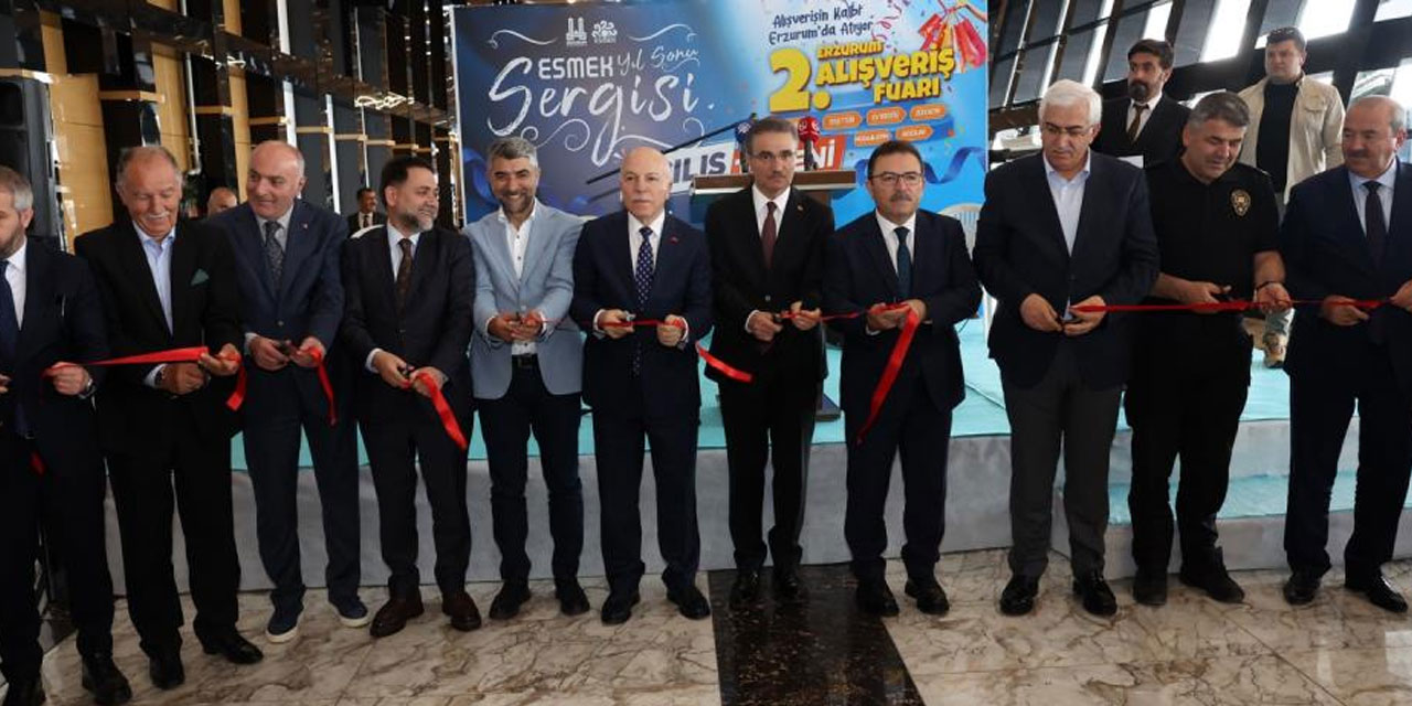 Erzurum'da alışveriş festivali açıldı