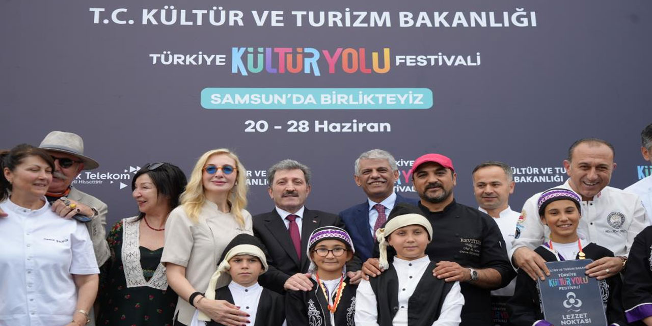 Türkiye Kültür Yolu Festivali'nin Samsun ayağı başladı