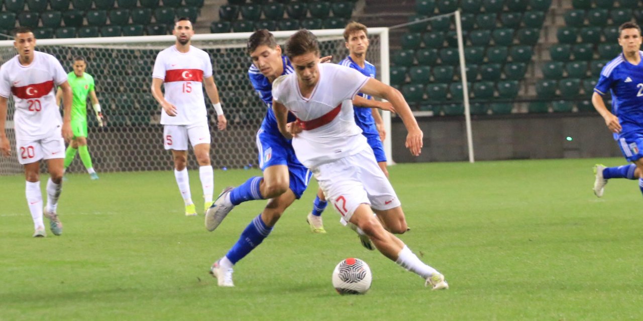 Ümit Milli Futbol Takımı, İtalya'ya Yenildi