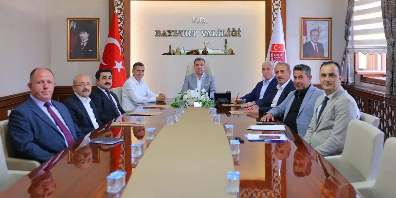 Bayburt OSB yatırımları toplantıda ele alındı